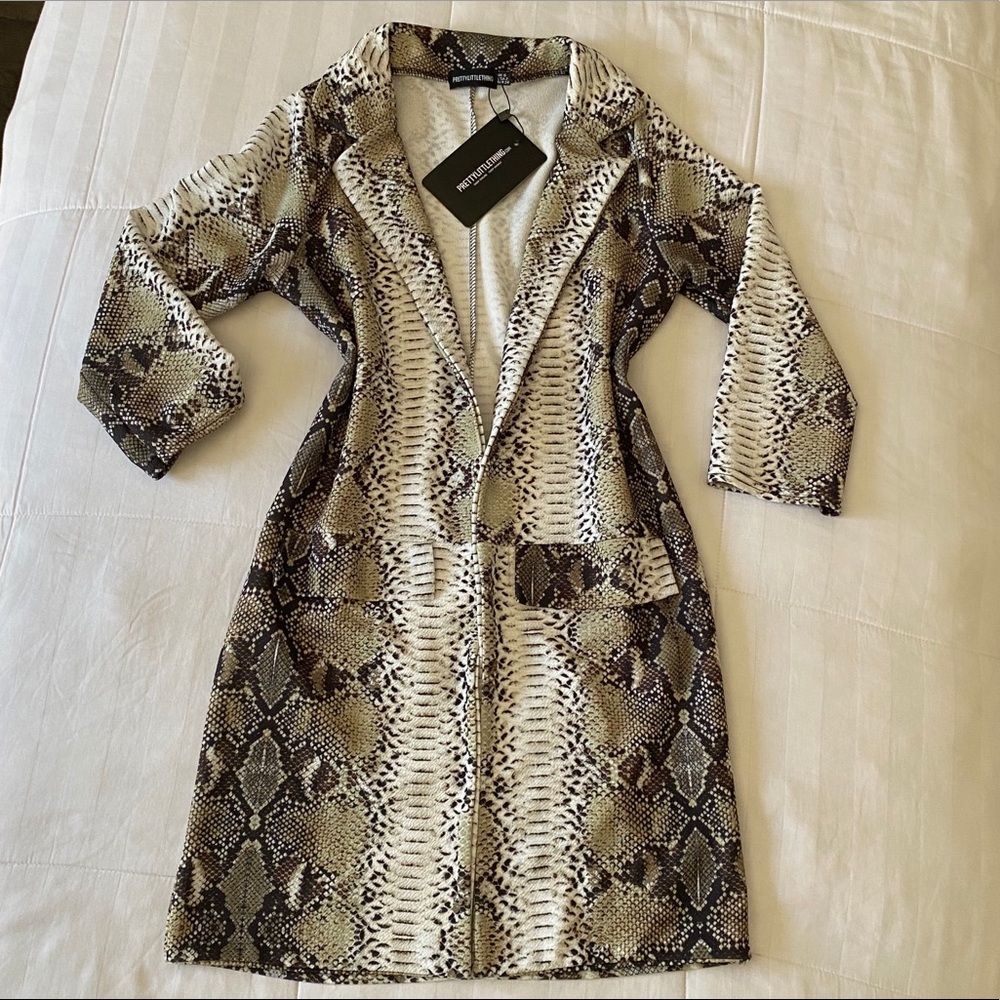 Snake Print Blazer/Top